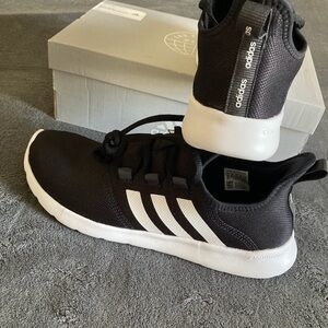 Adidas Black and White Men's Shoes